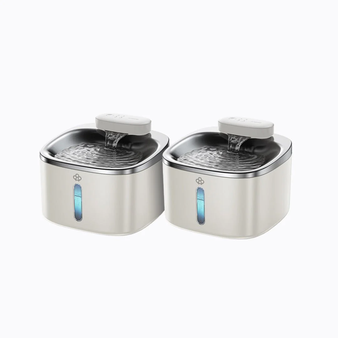 Oneisall 3.5L Cordless Stainless Steel Pet Water Fountain with 3PCS Filters - Image 40