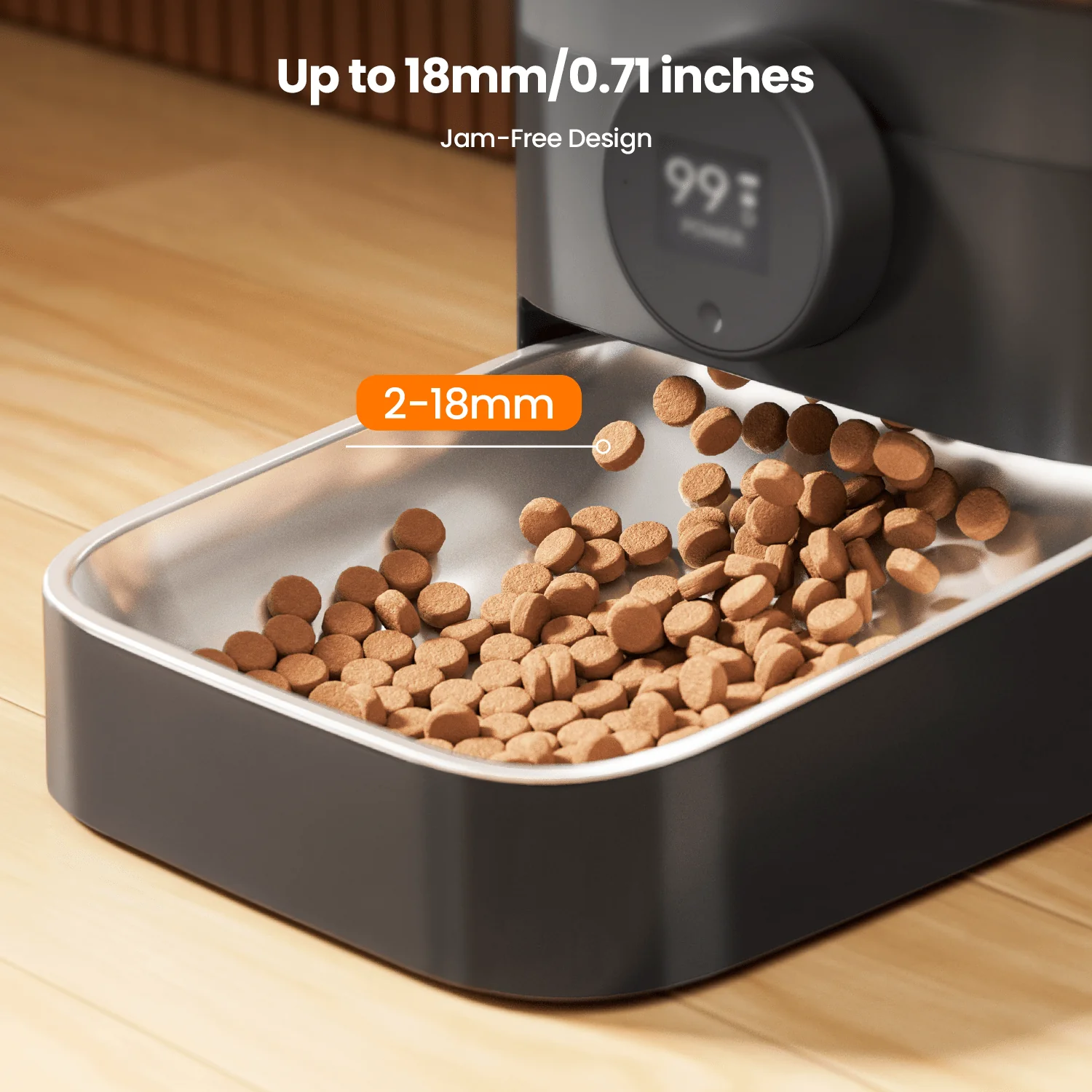 Oneisall PF06 3L Cordless Smart Cat Feeder with APP Control - Image 9