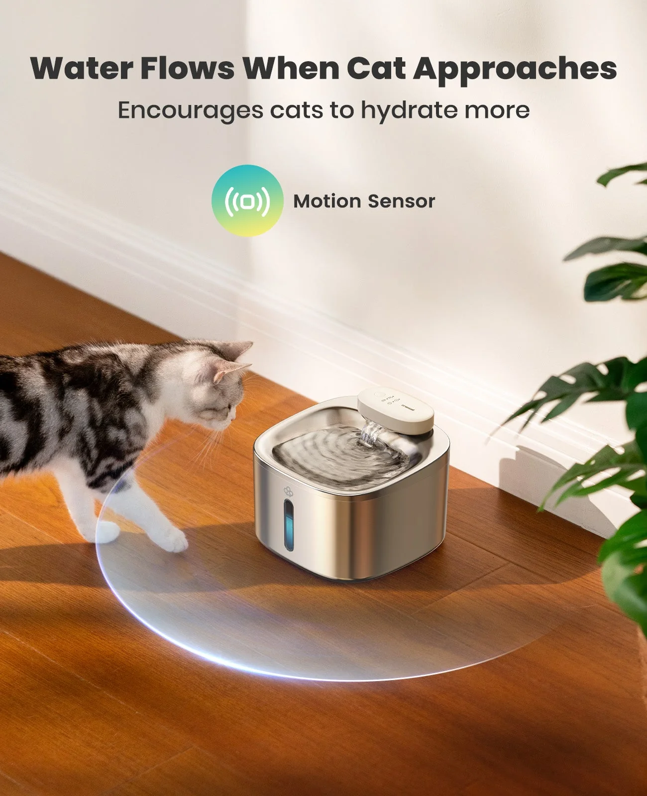 Oneisall 7L Pet Water Fountain with Visual Water Level - Image 16