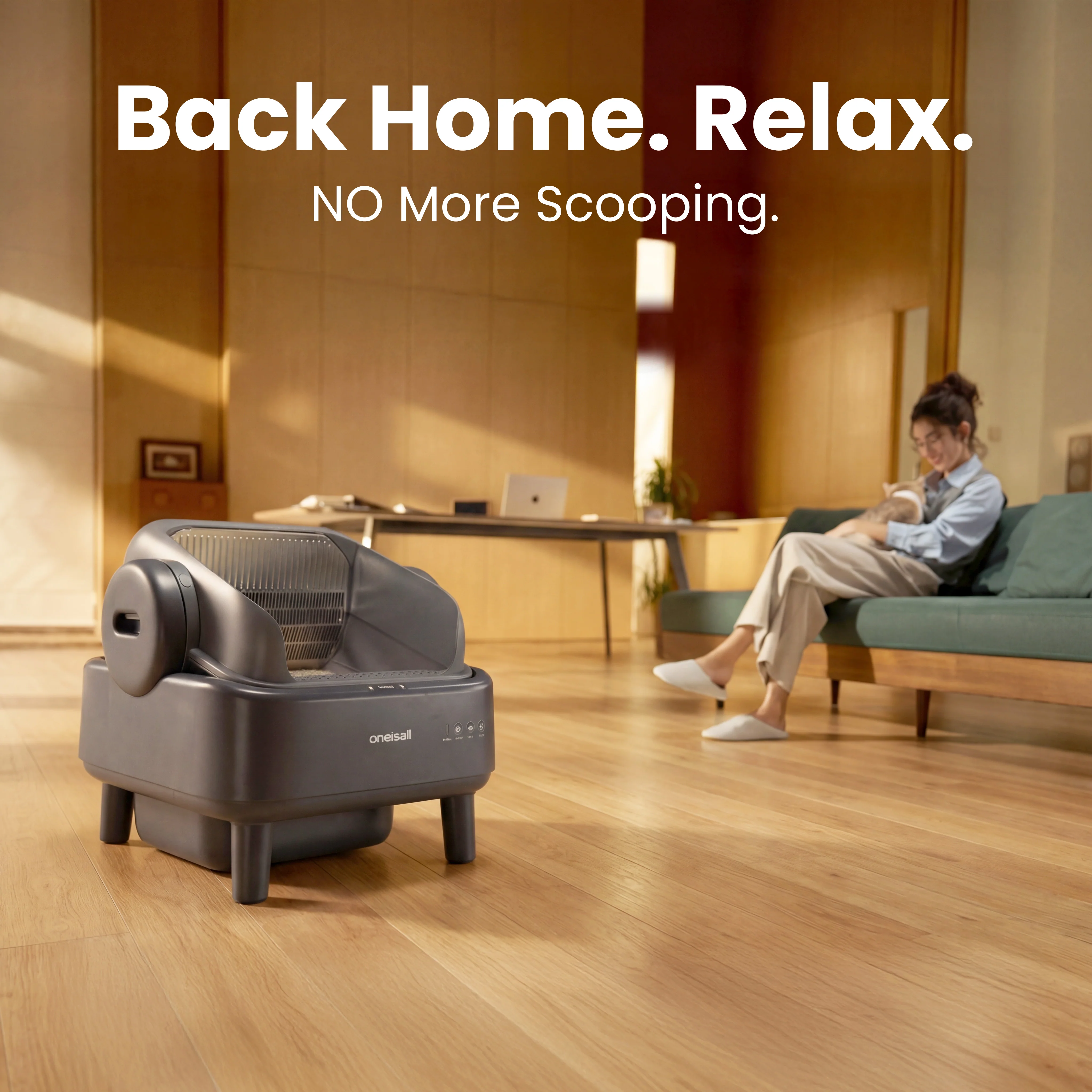 Oneisall Ease S1 Self-Cleaning Litter Box - Image 11