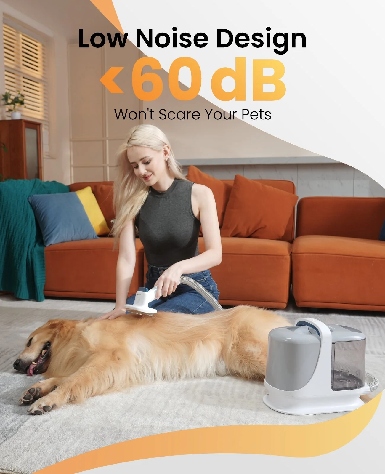 Oneisall BM3 3L Dog Grooming Vacuum Kit & 7L Dog Water Fountain Set - Image 8
