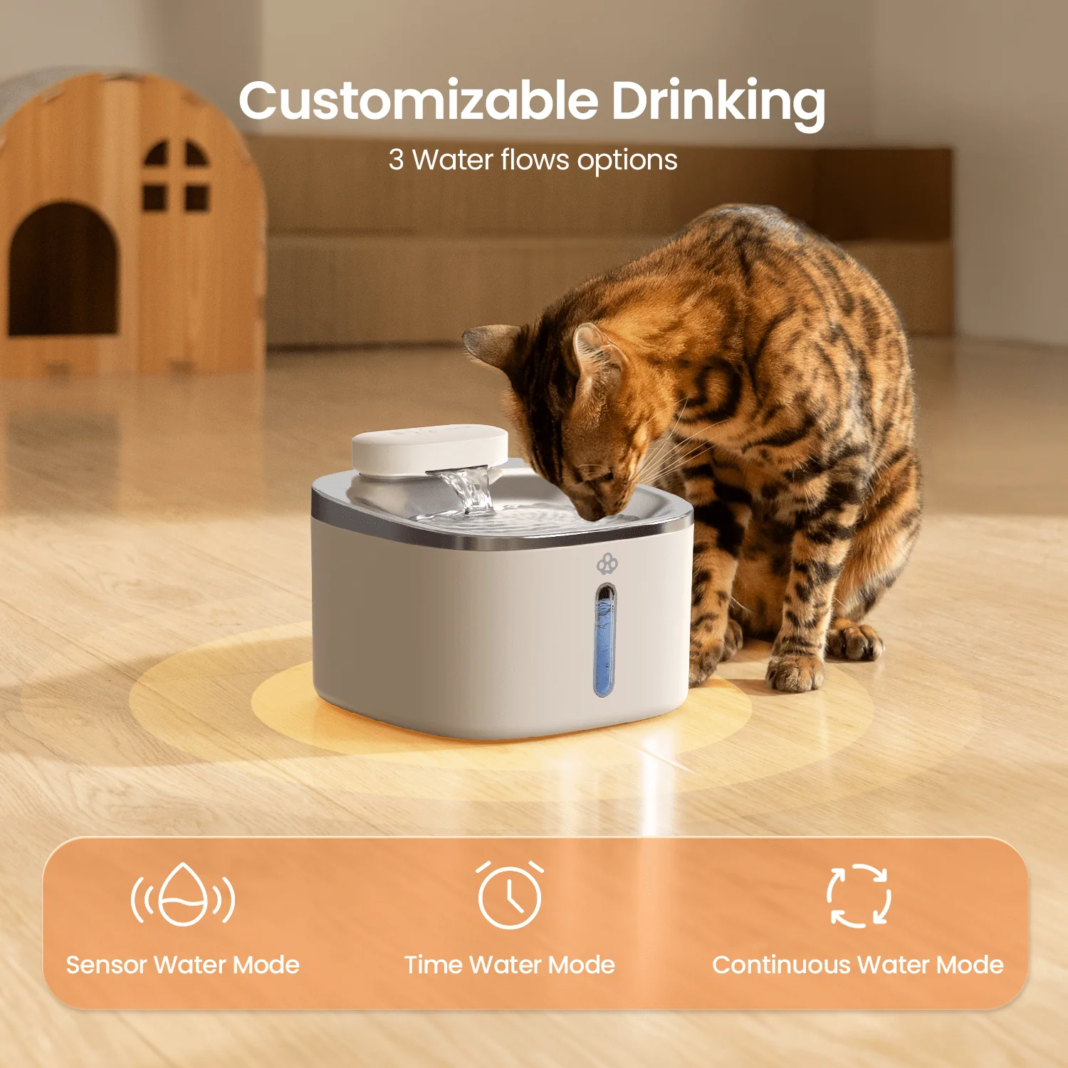 Oneisall 5L Automatic Cat Feeder Basic & 3.5L Cordless Water Fountain Set - Image 23