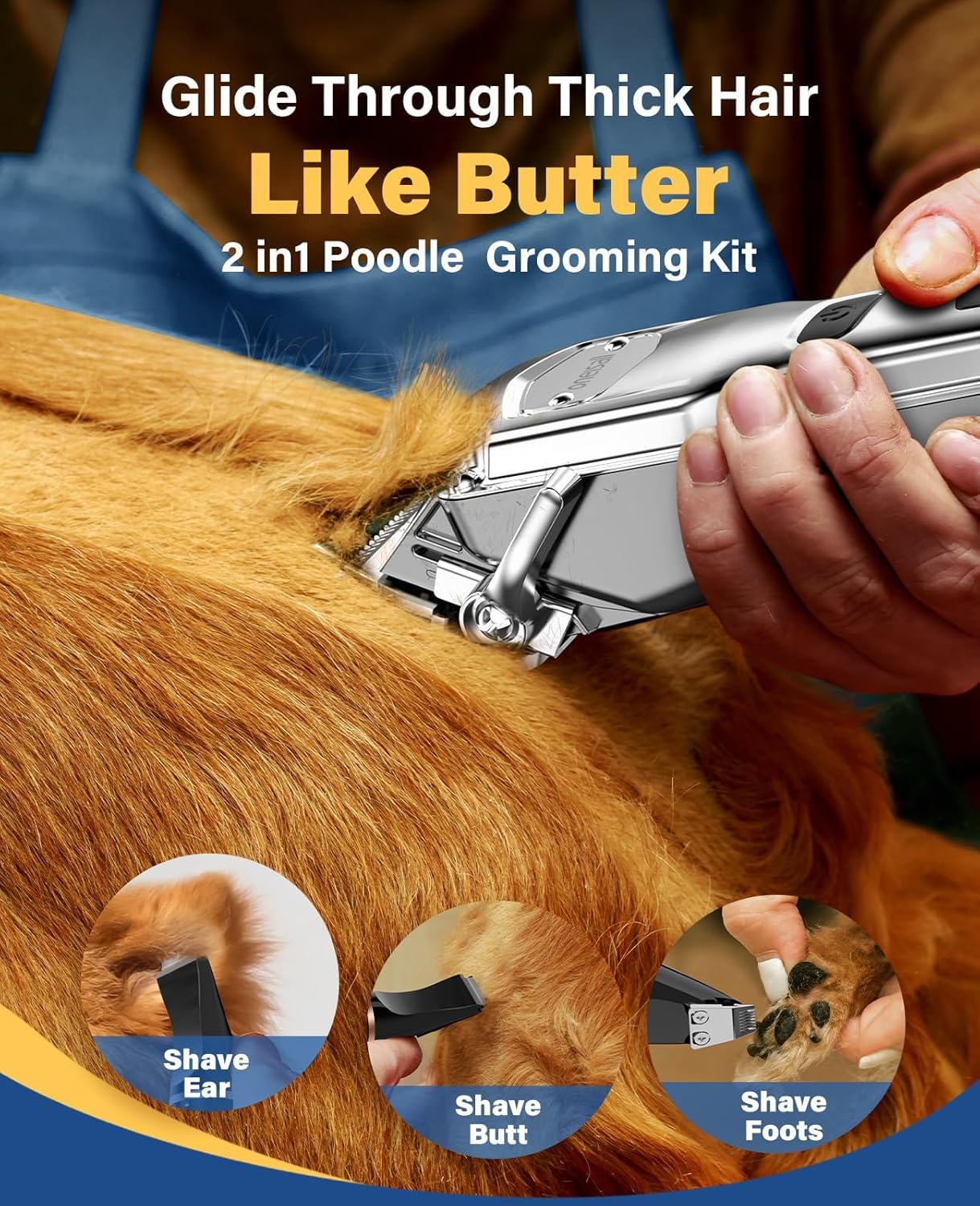 Oneisall RFC-676 Dog Clipper for Thick Coats - Image 22