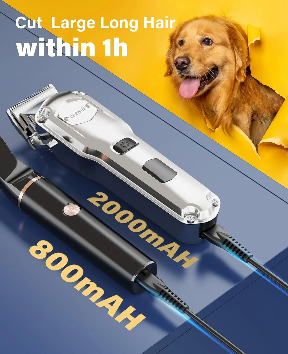 Oneisall RFC-676 Dog Clipper for Thick Coats - Image 20